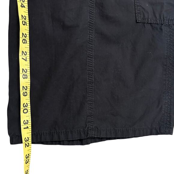 Zara Y2K Women's Wide Leg Cargo Pants Trousers Streetwear Gorpcore Black, size M - Picture 7 of 8